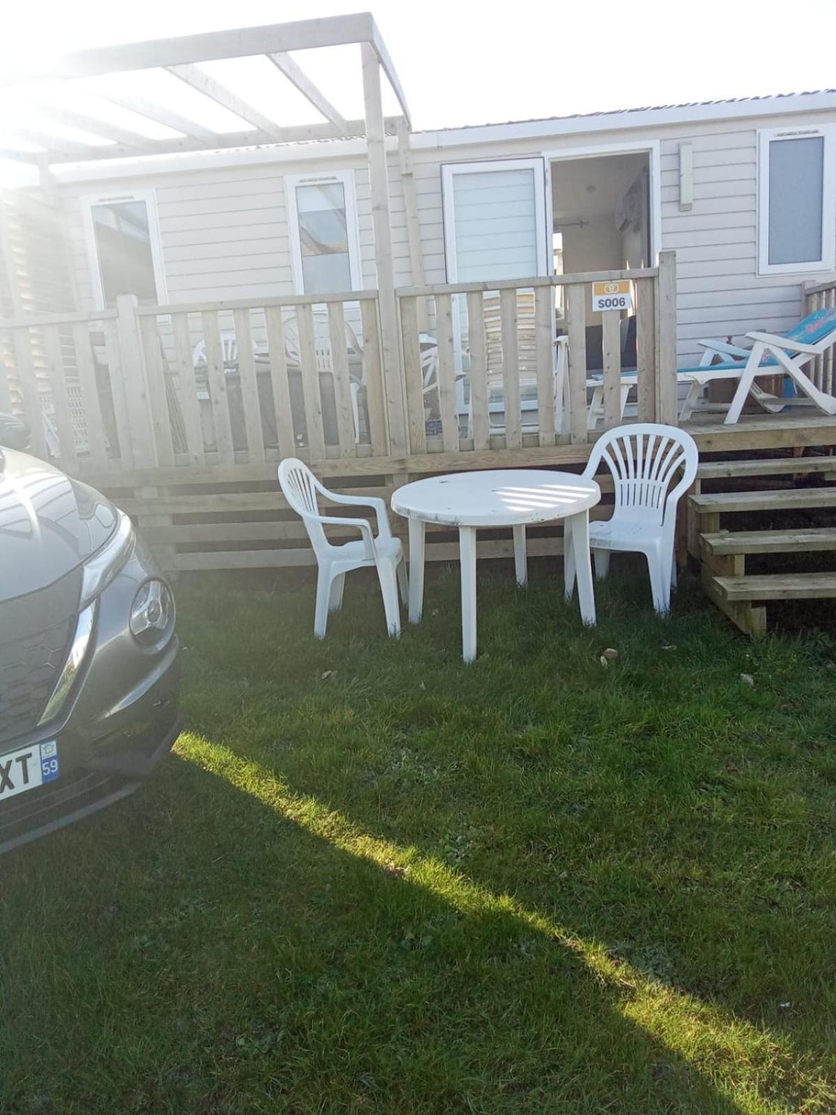 Magnifique Mobil Home Avec Clim Face Mer Le Portel Exterior photo